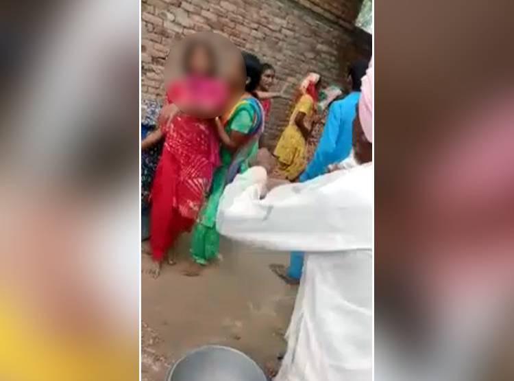 चारपाई पर पटक कर लड़का-लड़की की प‍िटाई, सोशल मीड‍िया पर वीड‍ियो वायरल