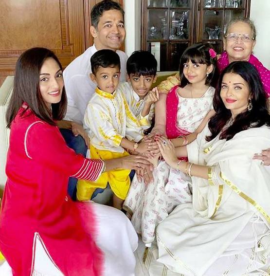 आराध्या बच्चन ने बुआ के बेटे को बांधी राखी, गजब है भाई-बहन की बॉन्डिंग