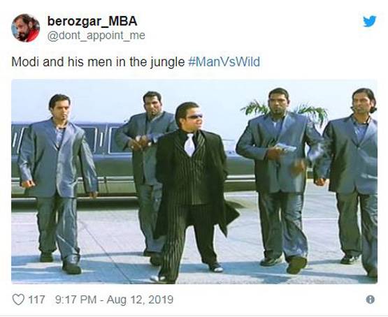 बेयर और मोदी की जोड़ी हिट, सोशल मीडिया पर छाए ये मीम्स