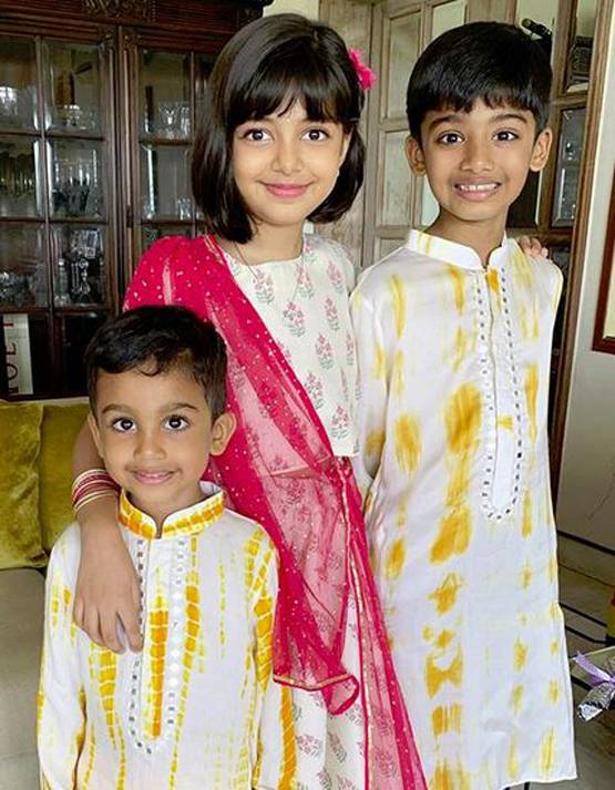 आराध्या बच्चन ने बुआ के बेटे को बांधी राखी, गजब है भाई-बहन की बॉन्डिंग