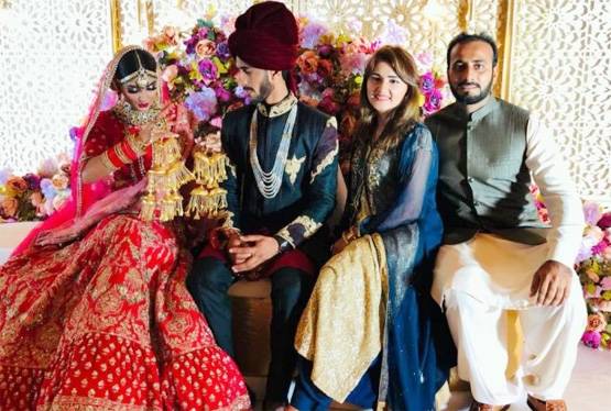 पाक क्रिकेटर ने भारतीय लड़की के साथ रचाई शादी, देखें तस्वीरें