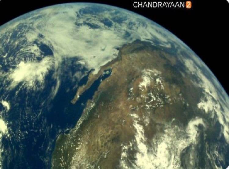 Chandrayaan 2 ने भेजी पृथ्वी की पहली तस्वीर, देखें धरती के अद्भुत नजारे