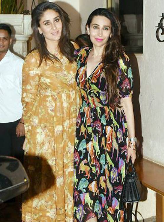 Photos: करीना-करिश्मा की डेट नाइट, कौन है साथ में दिख रही ये 'कपूर लेडी'