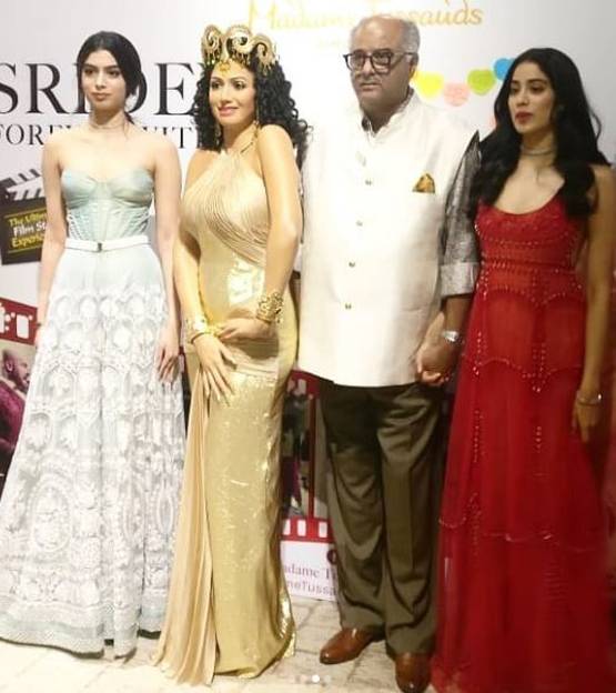 वैक्स स्टैच्यू के अनावरण पर फैन्स बोले- ये हमारी श्रीदेवी नहीं