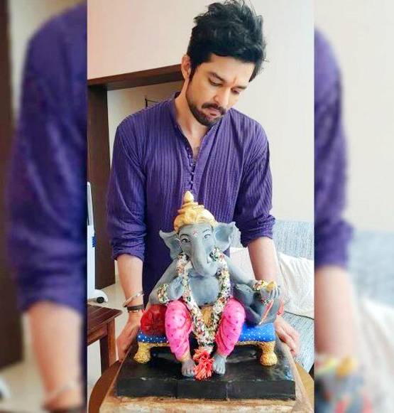 गणेश पूजा के जश्न में डूबे TV सितारे, घर में यूं किया बप्पा का स्वागत