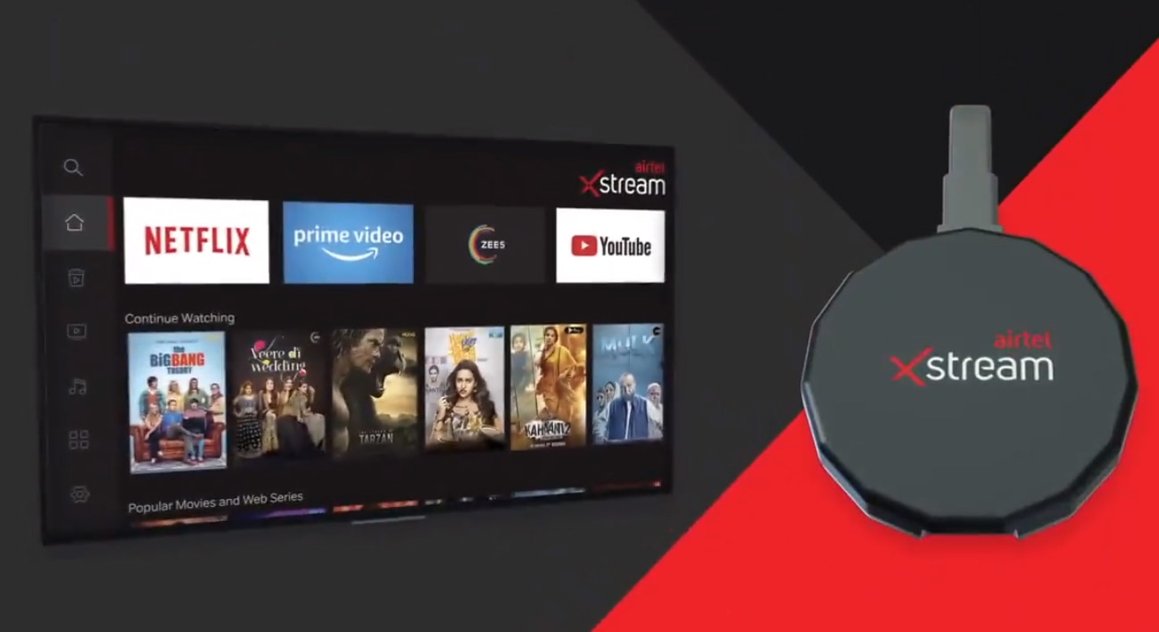 Airtel का Xstream Stick-Xstream Box लॉन्च, 1 माह फ्री ऑफर
