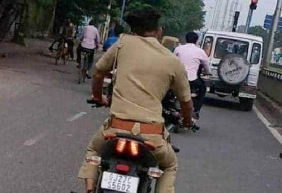 65,000 की नई स्कूटी, पुलिस ने काट दिया एक लाख का चालान