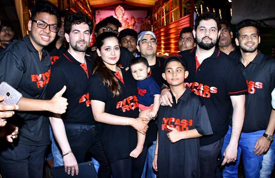 नील नितिन मुकेश की 1 साल की बेटी नूर्वी ने ऐसे दी बप्पा को विदाई, तस्वीरें