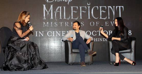 मैलिफिसेन्ट ट्रेलर: हाई हील्स, ब्लैक आउटफिट में ऐश्वर्या का लुक