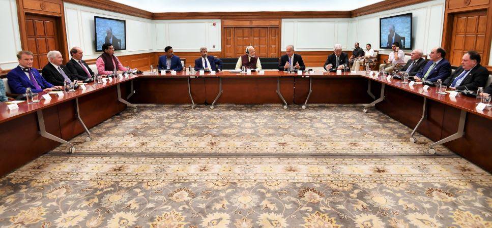 PM मोदी की जेपी मॉर्गन से मुलाकात, 5 ट्रिलियन इकोनॉमी पर चर्चा