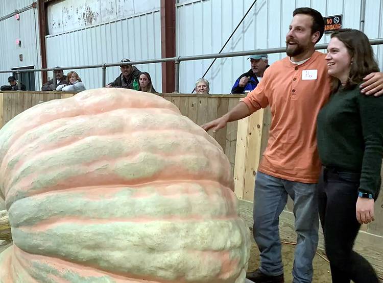 दुन‍िया का दूसरा सबसे बड़ा कद्दू, कार से भी ज्यादा है वजन