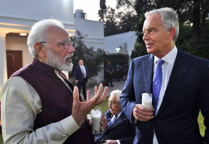 PM मोदी की जेपी मॉर्गन से मुलाकात, 5 ट्रिलियन इकोनॉमी पर चर्चा