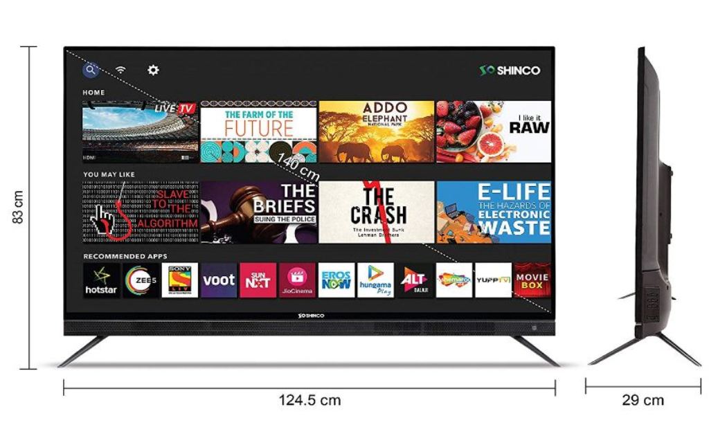 Amazon सेल: 5,555 रुपये में मिलेगा ये 55-इंच 4K LED TV