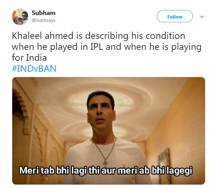 खलील बने भारतीय गेंदबाजी की कमजोर कड़ी, बांग्लादेश से पिटाई पर भड़के फैंस
