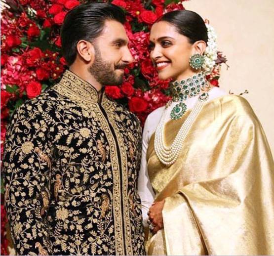 दोस्त की शादी में दीपिका पादुकोण ने रिपीट की अपने रिसेप्शन वाली साड़ी? Photos