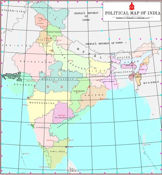 सरकार ने जारी किया देश का नया नक्शा, नए रूप में J-K और लद्दाख