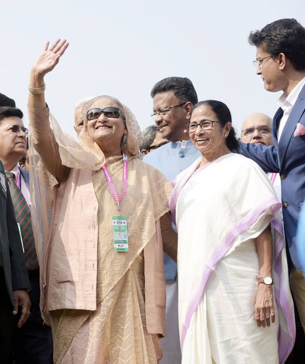 जय शाह के साथ दिखीं ममता बनर्जी, देखिए पिंक बॉल टेस्ट की तस्वीरें