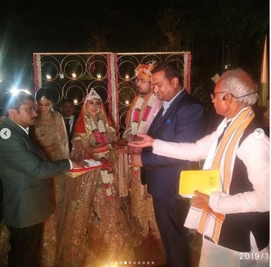 कांग्रेस नेता से ही MLA अदिति ने की शादी, देखें WEDDING PHOTOS
