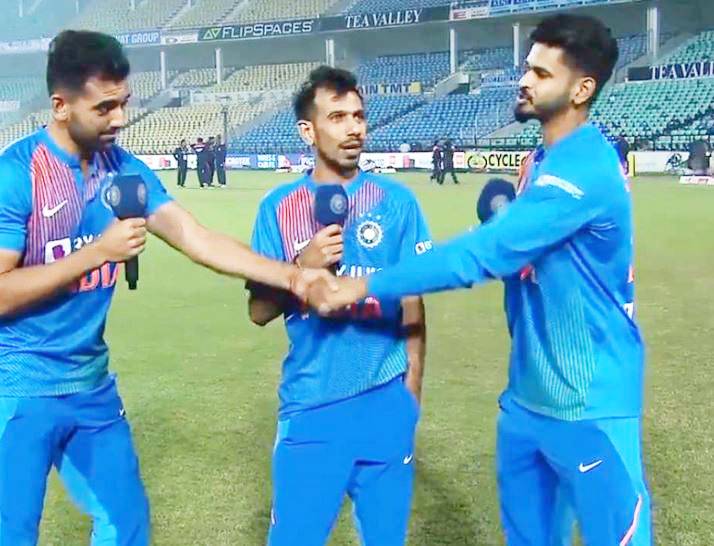 हैट्रिक लेने वाले दीपक चाहर को चहल ने कहा- 'बेशर्म आदमी'