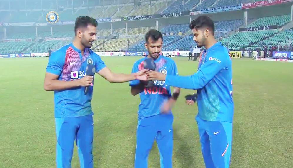 हैट्रिक लेने वाले दीपक चाहर को चहल ने कहा- 'बेशर्म आदमी'