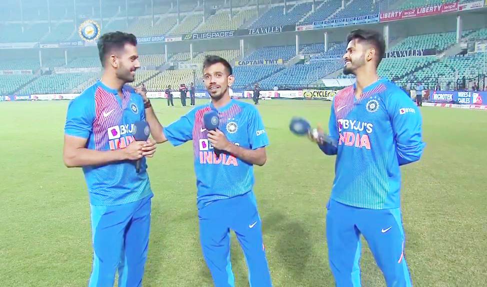 हैट्रिक लेने वाले दीपक चाहर को चहल ने कहा- 'बेशर्म आदमी'