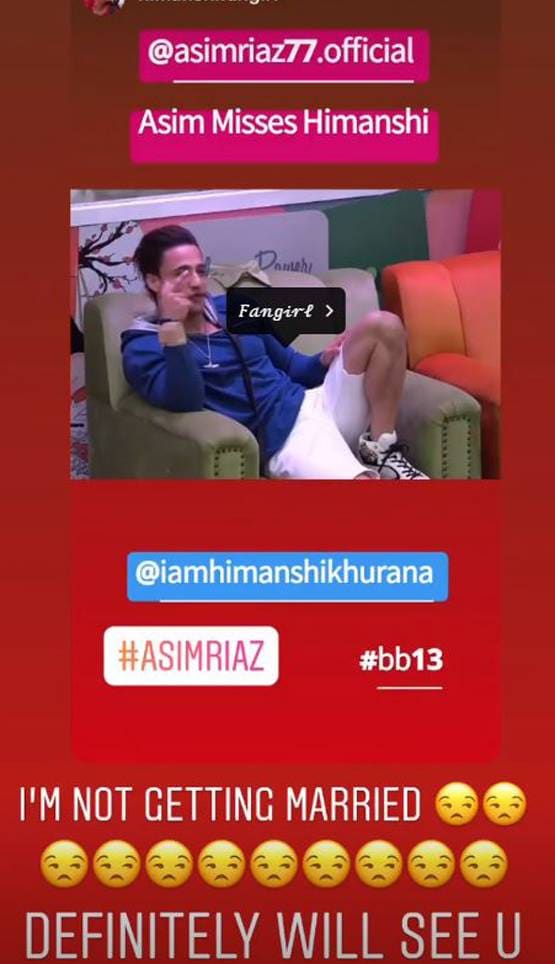 बिग बॉस से निकल असीम के लिए धड़का हिमांशी का दिल? शादी का प्लान कैं‍सिल!
