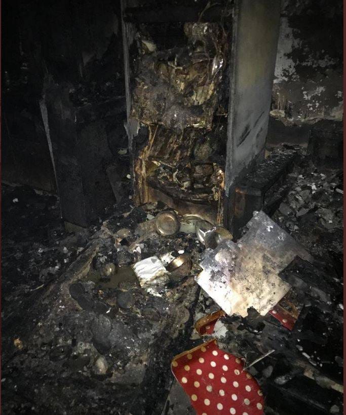 आग की लपटों में नहीं दिखी सीढ़ी, तीन महिलाओं की जलकर मौत