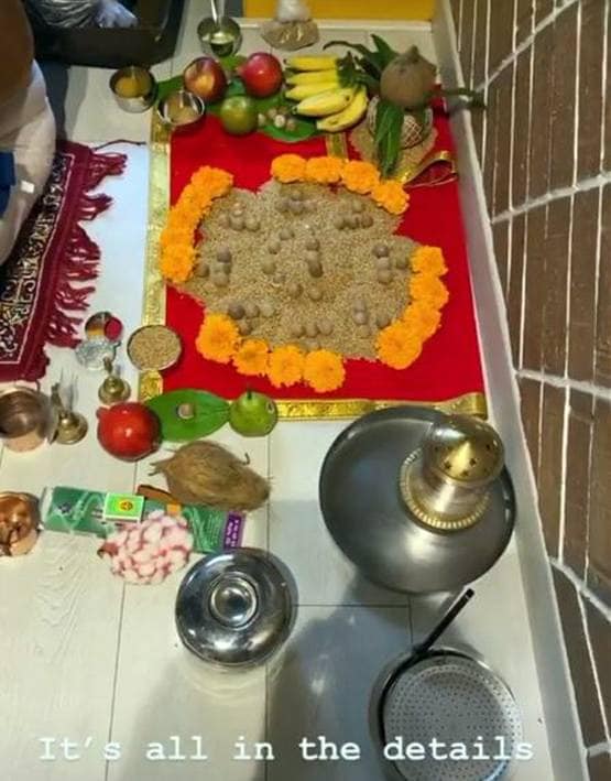 नेहा पेंडसे की प्री-वेडिंग रस्में शुरू, पूजा में ट्रैडिशनल लुक में दिखीं