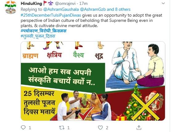 क्रिसमस पर लोग क्यों मना रहे हैं तुलसी पूजन दिवस?