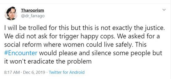 हैदराबाद एनकाउंटर: पुलिस की वाहवाही भी, एक्शन पर सवाल भी