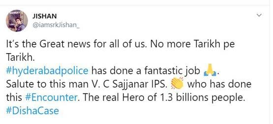 हैदराबाद एनकाउंटर: पुलिस की वाहवाही भी, एक्शन पर सवाल भी