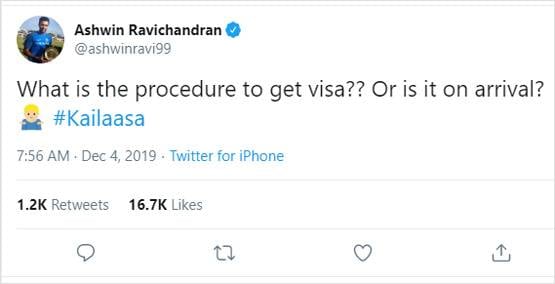 नित्यानंद के 'हिंदू राष्ट्र' में अश्विन की भी दिलचस्पी, पूछा- वीजा कैसे मिलेगा