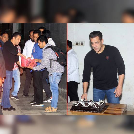 बर्थडे पर फैंस संग सलमान ने काटा केक, सोशल मीडिया पर फोटोज वायरल