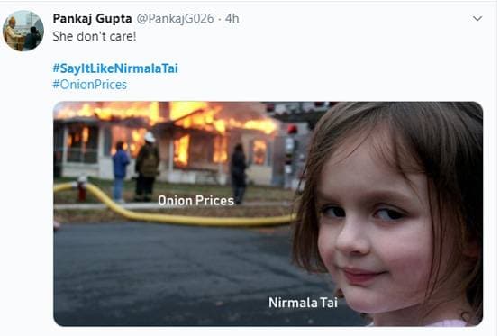 प्याज में लगी आग, कांग्रेस ने निर्मला के बहाने हर मंत्री को लपेटा