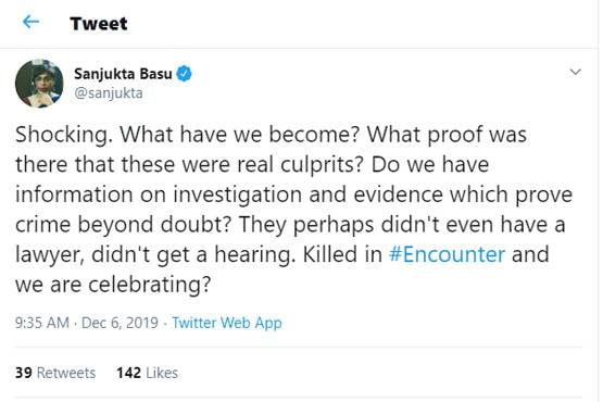 हैदराबाद एनकाउंटर: पुलिस की वाहवाही भी, एक्शन पर सवाल भी