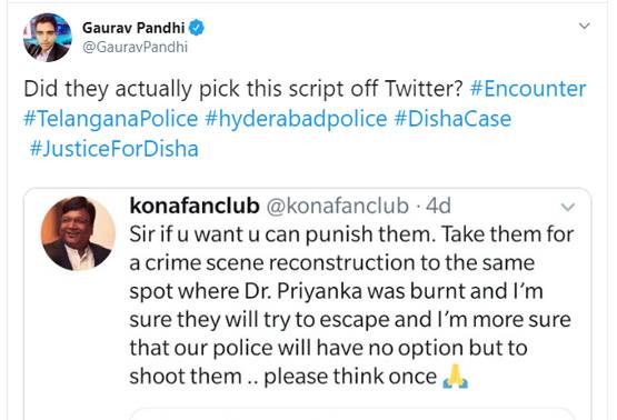 हैदराबाद एनकाउंटर: पुलिस की वाहवाही भी, एक्शन पर सवाल भी