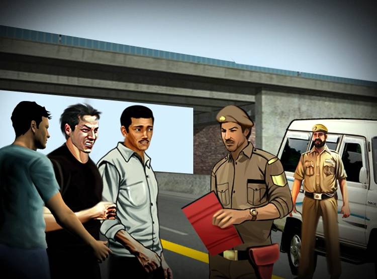 हथ‍ियार छीनकर पुल‍िस पर चलाने लगे गोली, एनकाउंटर में चारों आरोपी ढेर