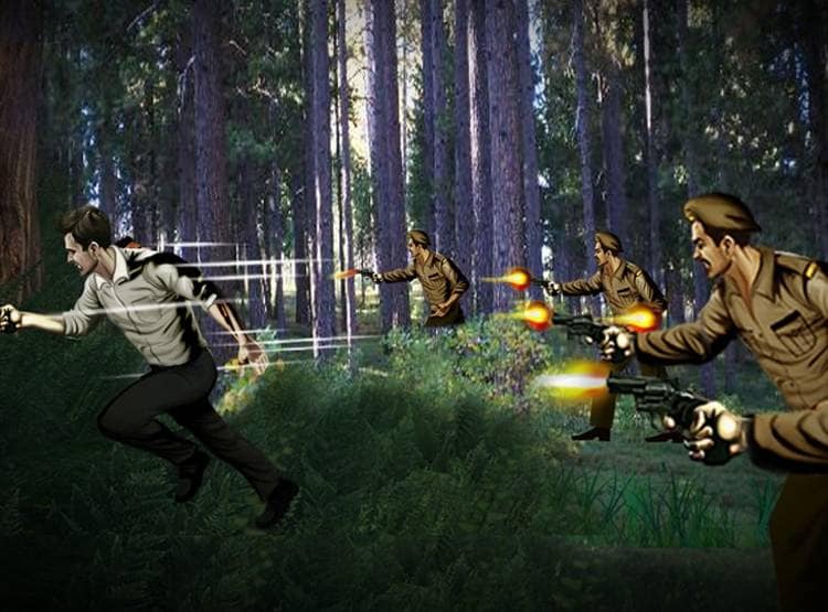 हथ‍ियार छीनकर पुल‍िस पर चलाने लगे गोली, एनकाउंटर में चारों आरोपी ढेर