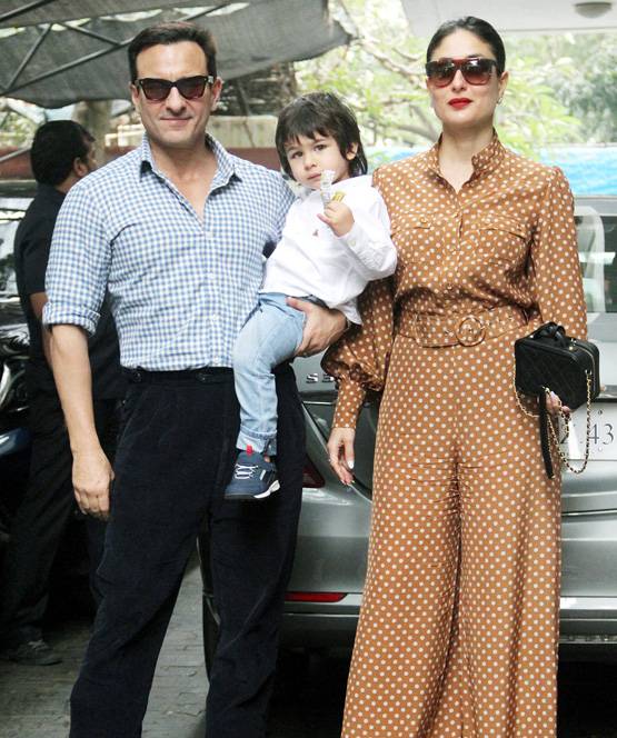 क्रिसमस पार्टी में सैफ-करीना के संग इस लुक में पहुंचे तैमूर, Photos