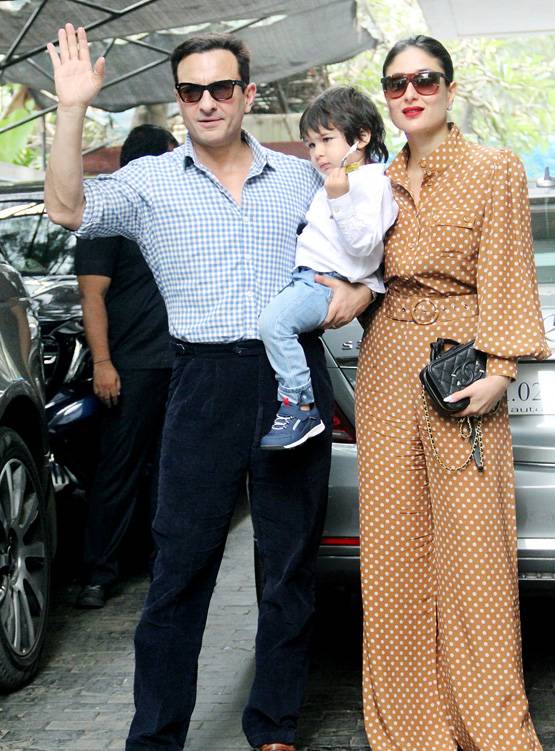 क्रिसमस पार्टी में सैफ-करीना के संग इस लुक में पहुंचे तैमूर, Photos