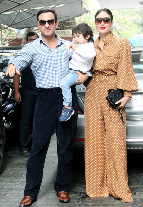 क्रिसमस पार्टी में सैफ-करीना के संग इस लुक में पहुंचे तैमूर, Photos