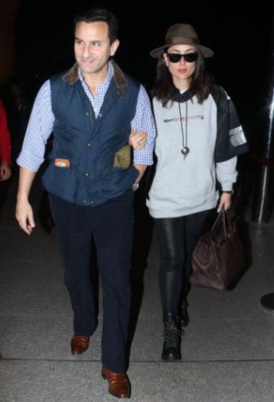 'गुड न्यूज' देने के बाद न्यू ईयर वेकेशन पर निकलीं करीना, देखें तस्वीरें