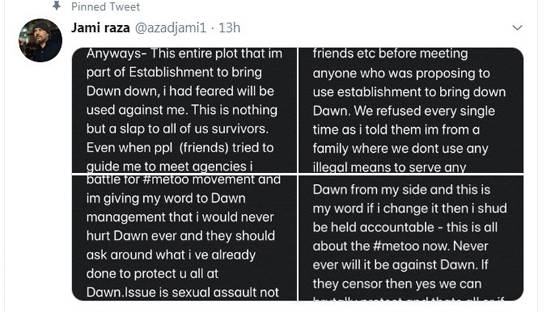 पाक फिल्म डायरेक्टर का आरोप- डॉन के CEO ने मेरा रेप किया