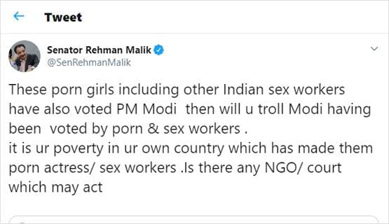 CAA पर पाकिस्तानी नेता ने शेयर की पॉर्न स्टार की तस्वीर, हुए ट्रोल