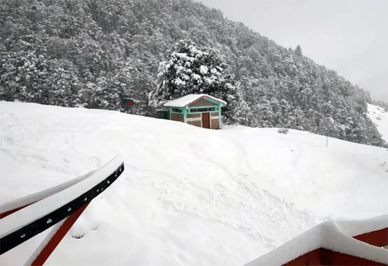 दिल्ली में ओले-पहाड़ों पर बर्फबारी, औली में ऐसा दिखा नजारा