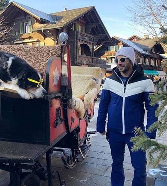 स्विट्जरलैंड में रोमांस: विराट-अनुष्का के साथ वरुण धवन-नताशा हुए स्पॉट