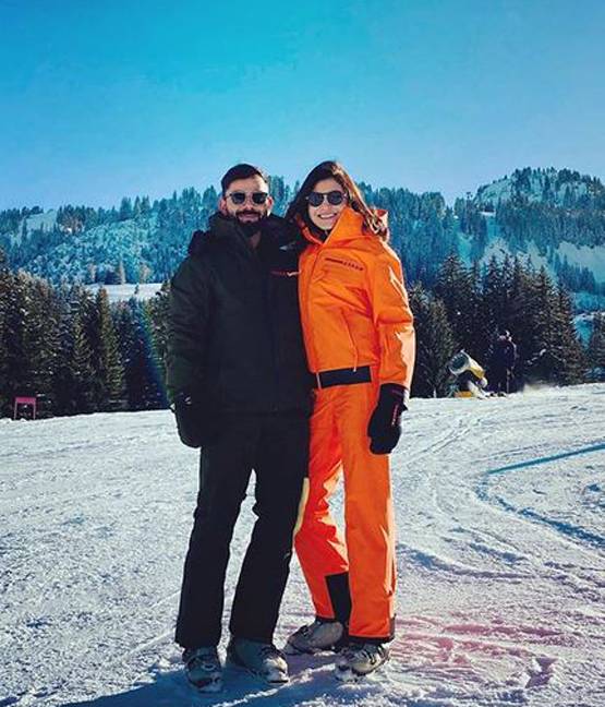 स्विट्जरलैंड में रोमांस: विराट-अनुष्का के साथ वरुण धवन-नताशा हुए स्पॉट