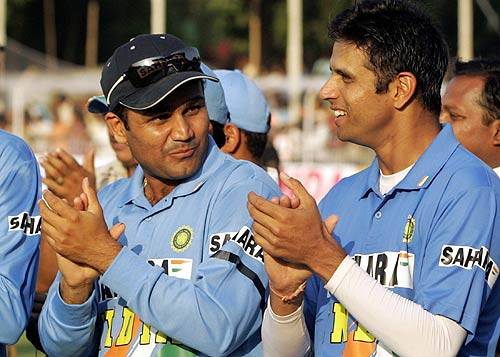 द्रविड़ के बर्थडे पर वीरू का ट्वीट, किचन के इस सामान से की तुलना