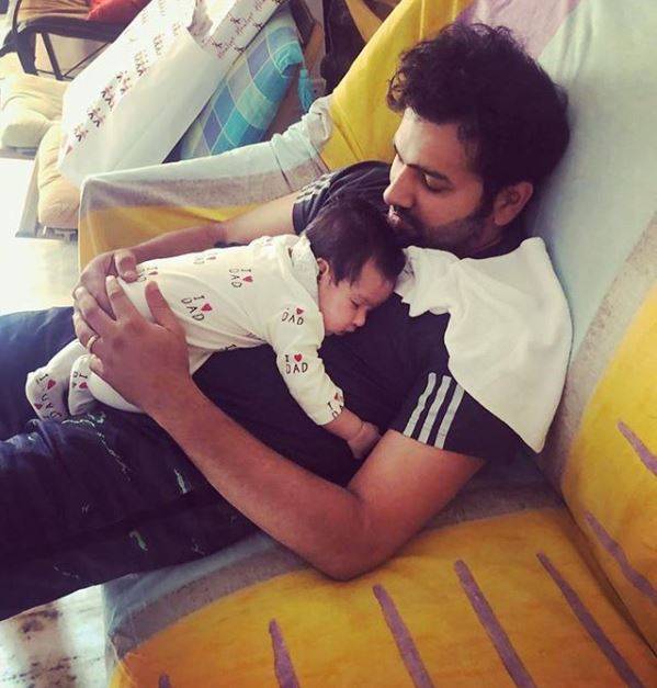 रोहित शर्मा बोले- पत्नी और बेटी के कारण खुशी से जिंदगी जी रहा हूं