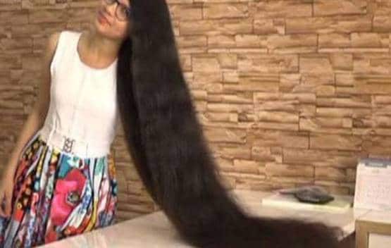 इस लड़की के हैं दुनिया के सबसे लंबे बाल, गिनीज में नाम, लगाती है ये तेल